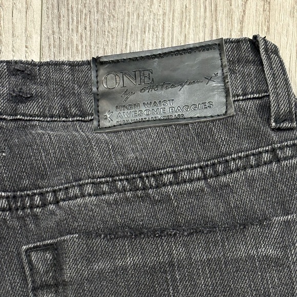 Free People Jeans Awesome Baggies Volcanic Mid Waist OneTeaspoon Women’s Size 26 - Picture 14 of 16